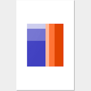 Geometric Retro Color Posters and Art